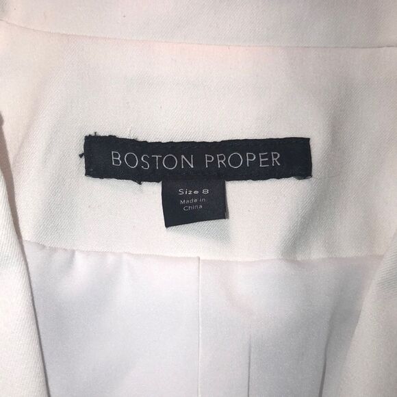 BP Crisp look 👀 Stretch spandex cotton jacket Pockets Bright White Xtra buttons - Picture 13 of 17